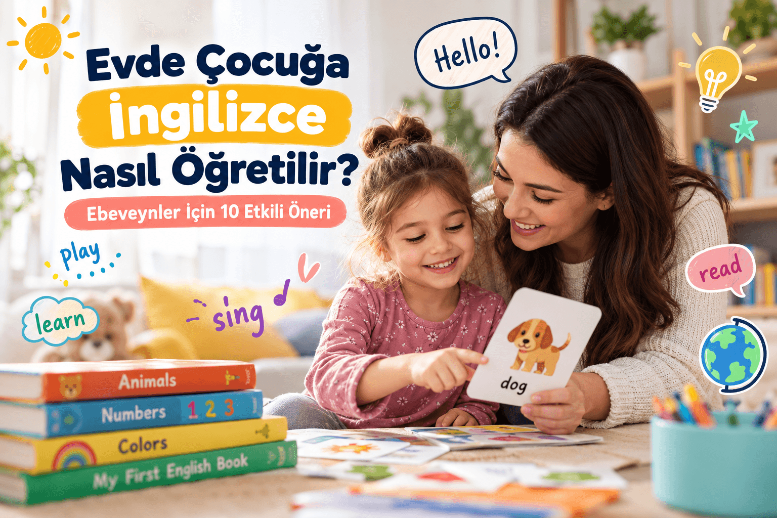 Evde Çocuğa İngilizce Nasıl Öğretilir? Ebeveynler İçin 10 Etkili Öneri