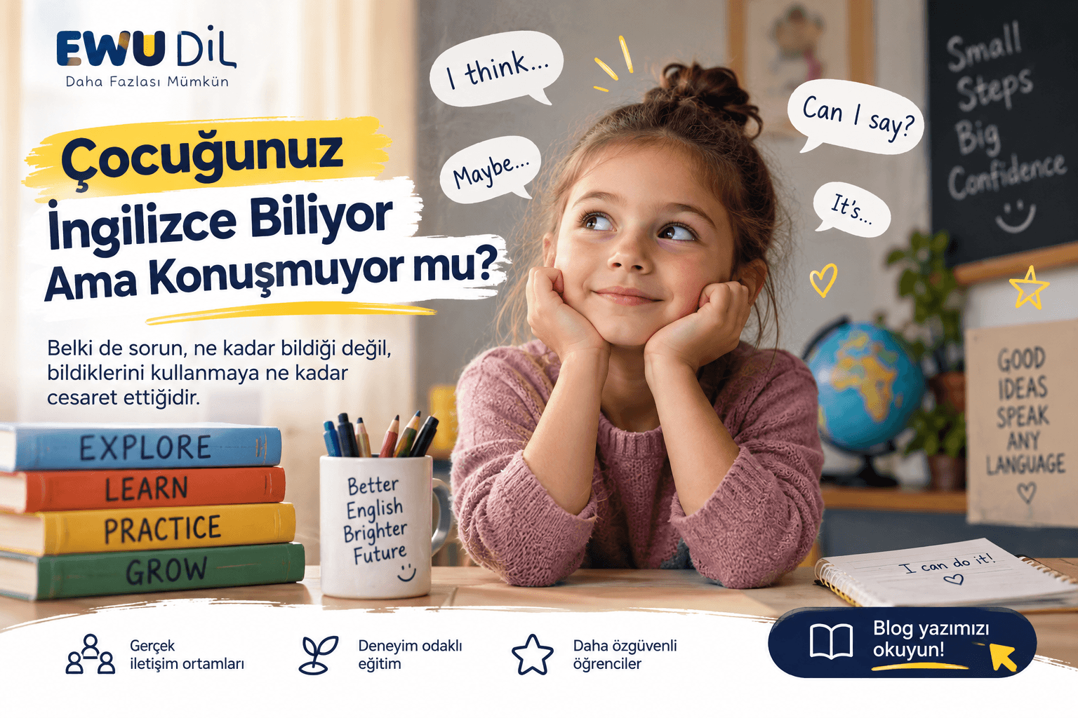 Çocuğum İngilizce Biliyor Ama Konuşmuyor | Bolu İngilizce